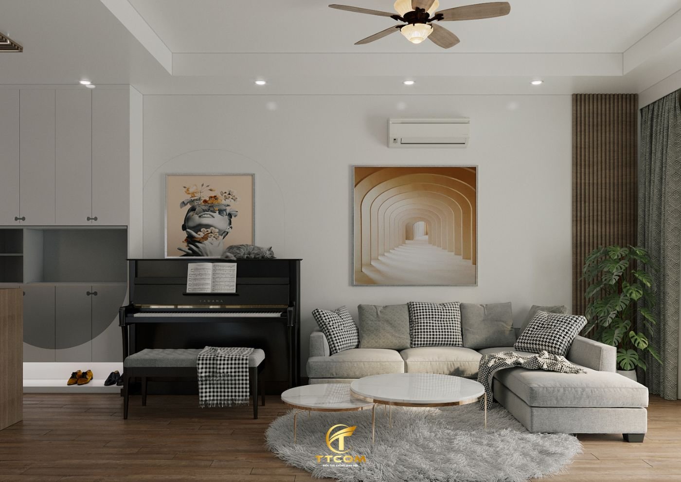 phong cách nội thất chung cư Gamuda