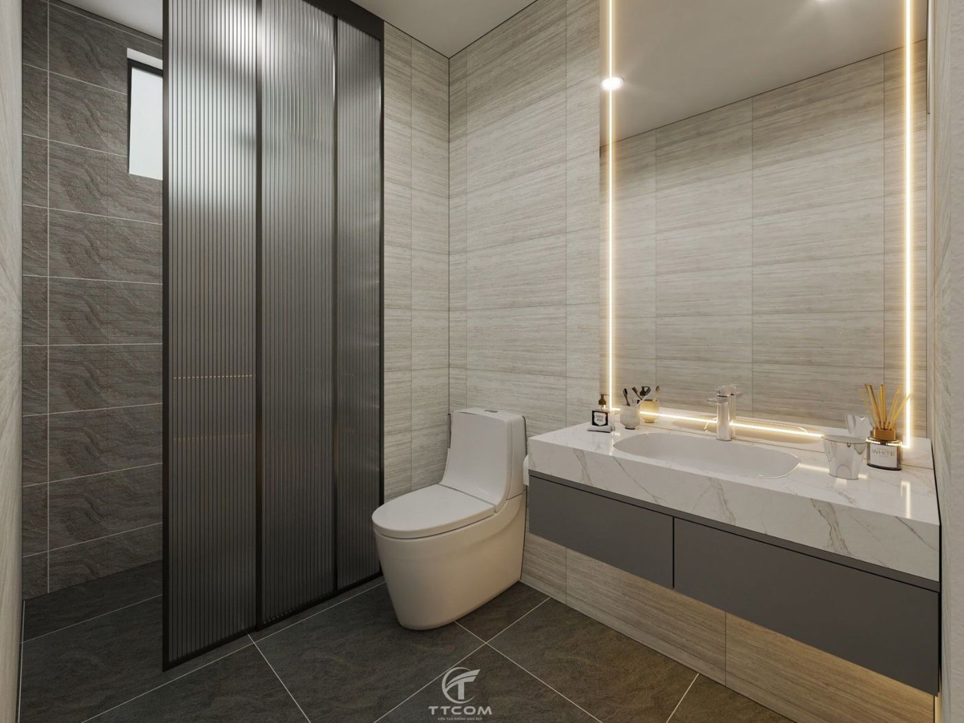 Hoàn thiện thiết kế nội thất nhà anh Hoàng