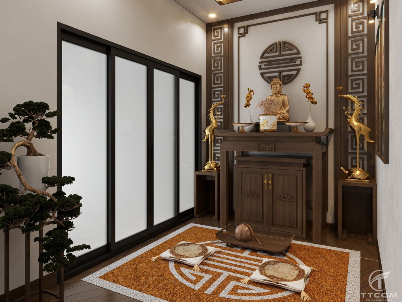 Hoàn thiện thiết kế nội thất nhà anh Hoàng