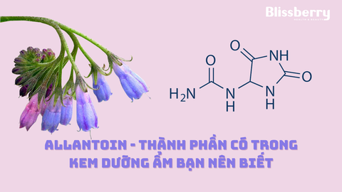 Allantoin - Thành phần có trong kem dưỡng ẩm bạn nên biết