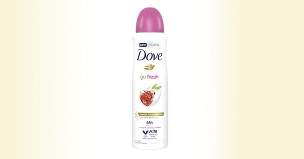 Chảnh Beauty review xịt khử mùi Go Fresh Pomegranate Lemon Moisturising 48h Vega của Dove