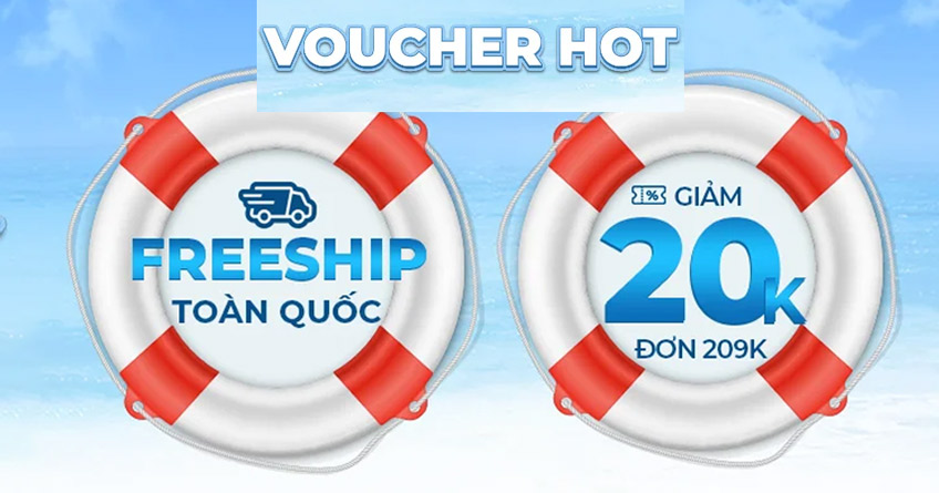 Chương trình Blissberry tặng voucher giảm 20K hoặc Freeship