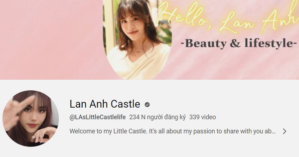 Tài khoản @LAsLittleCastlelife trên ứng dụng YouTube có hơn 230.000 người đăng ký