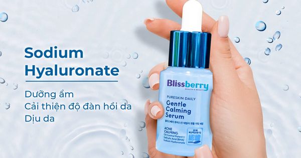 Dòng serum của Blissberry giúp kiềm dầu, giữ lỗ chân lông không bít tắc, hạn chế mụn hình thành