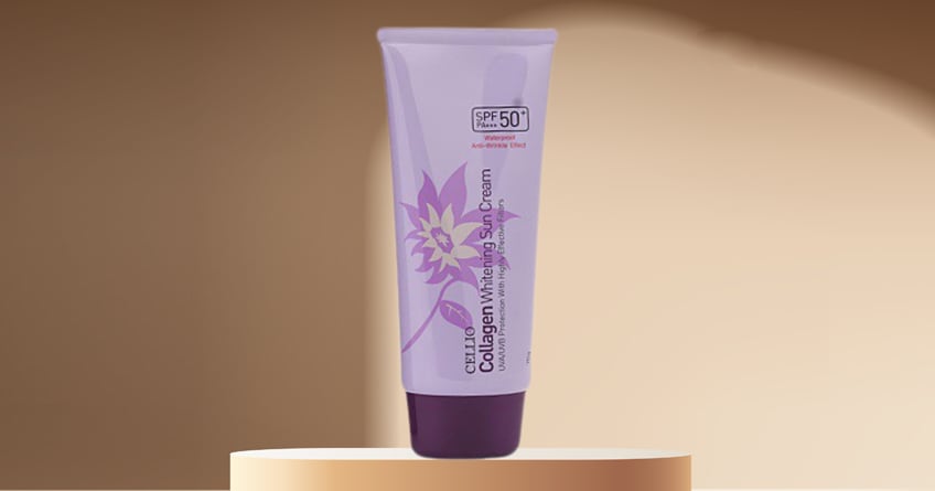 Kem chống nắng collagen Cellio Collagen Whitening Sun Cream SPF50 PA+++