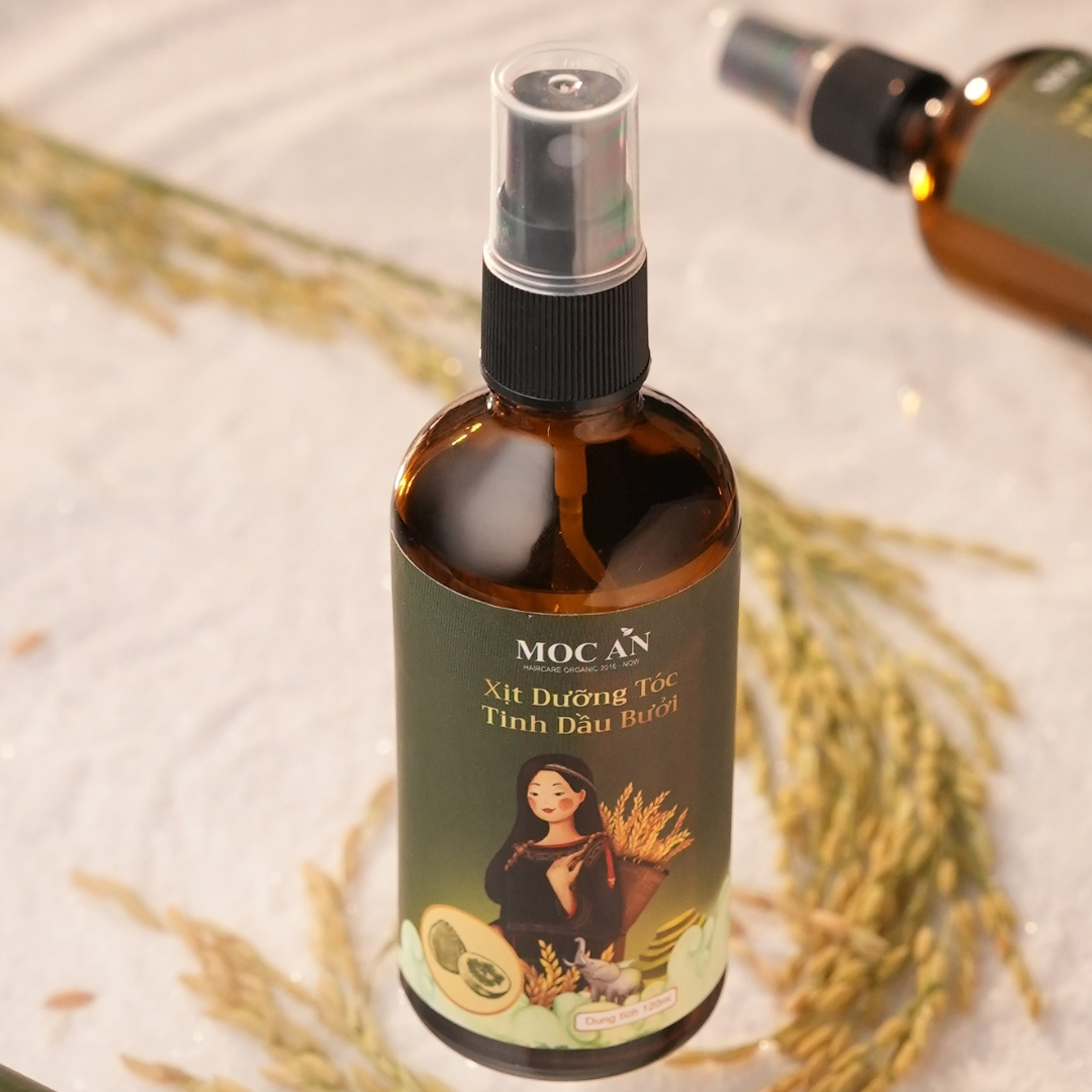 Xịt Bưởi Mộc Ân Haircare – Dưỡng Tóc Tự Nhiên, Gửi Gắm Giá Trị Việt