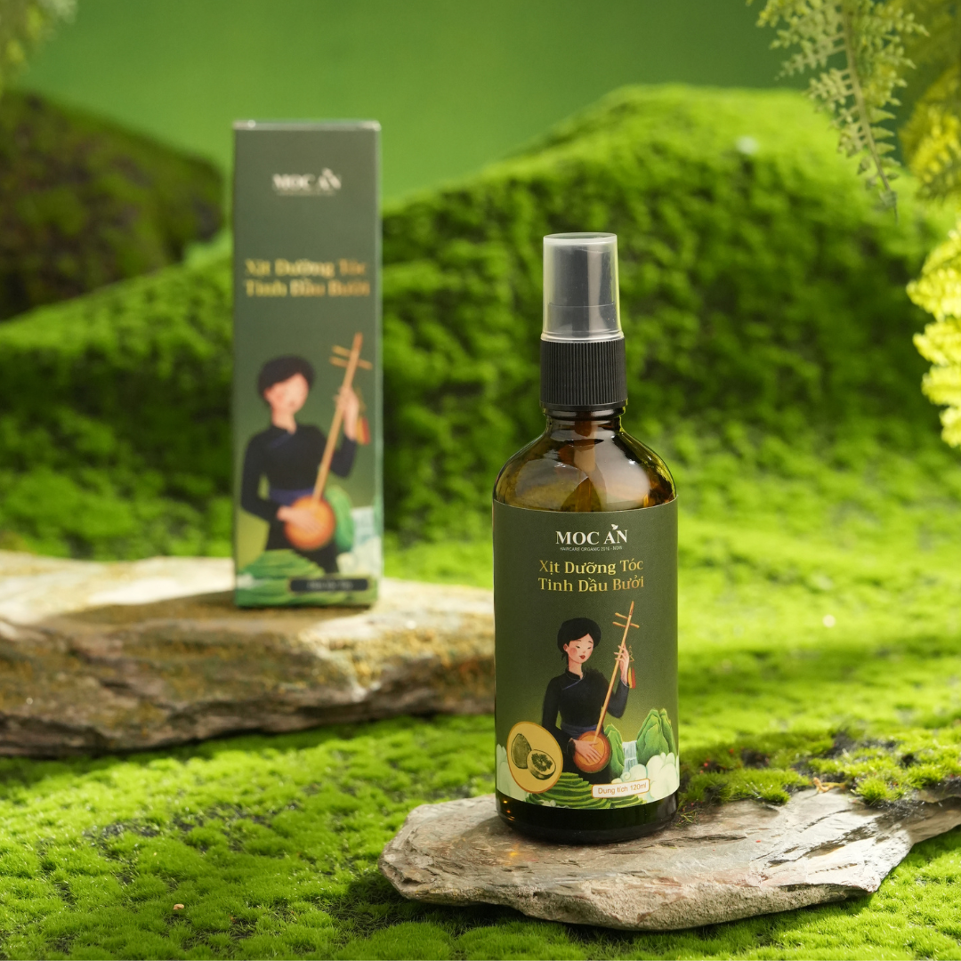 Bí Quyết Chăm Sóc Tóc Tại Nhà Đơn Giản cùng xịt bưởi Mộc Ân Haircare