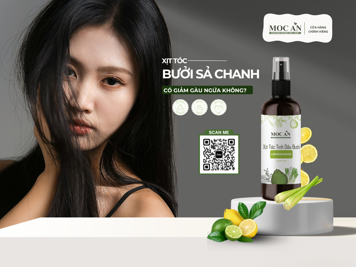 Xịt Mọc Tóc Tinh Dầu Bưởi Sả Chanh Có Giúp Trị Gàu Và Ngứa Da Đầu Không?