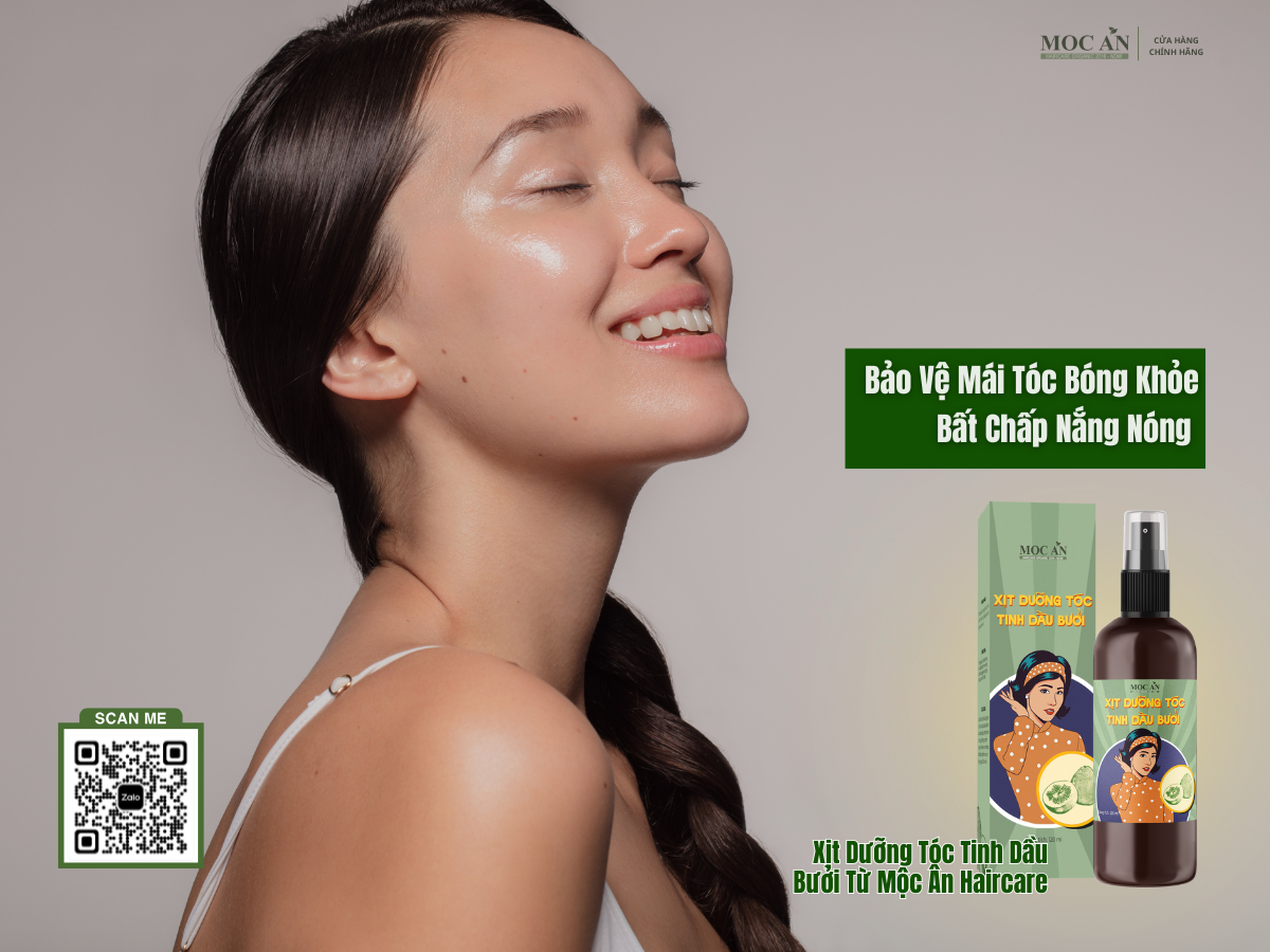 Bảo Vệ Mái Tóc Bóng Khỏe Bất Chấp Nắng Nóng Với Xịt Bưởi – Xịt Dưỡng Tóc Tinh Dầu Bưởi Từ Mộc Ân Haircare
