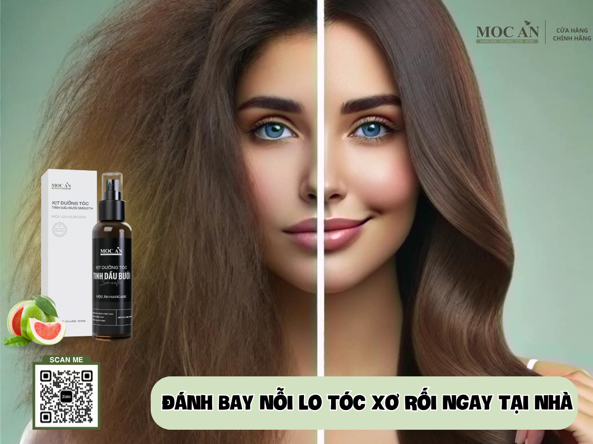 Xịt Tinh Dầu Bưởi Smooth – Đánh Bay Nỗi Lo Tóc Xơ Rối Ngay Tại Nhà