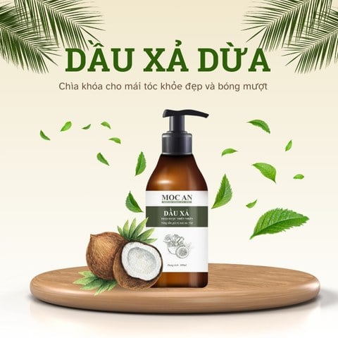 Dầu xả dừa: Chìa khóa cho mái tóc khỏe đẹp và bóng mượt