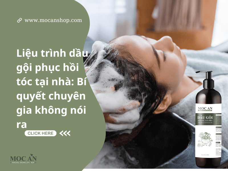 Liệu trình dầu gội phục hồi tóc tại nhà: Bí quyết chuyên gia không nói ra