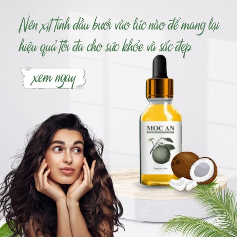 Nên xịt tinh dầu bưởi vào lúc nào để mang lại hiệu quả tối đa cho sức khỏe và sắc đẹp