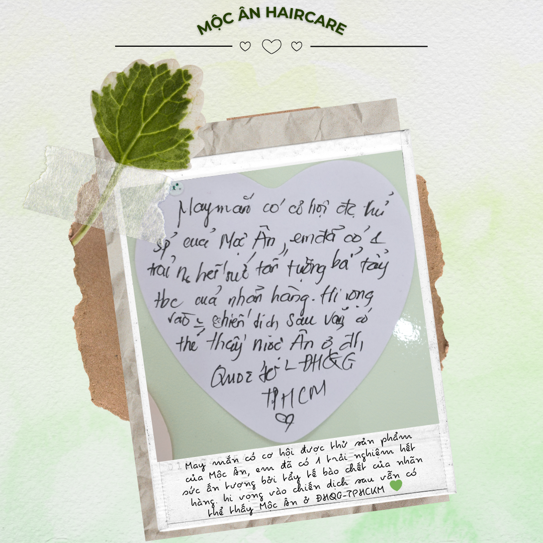 Mộc Ân Haircare x ĐHQG TP.HCM - Một chai xịt bưởi, Ngàn lời yêu thương