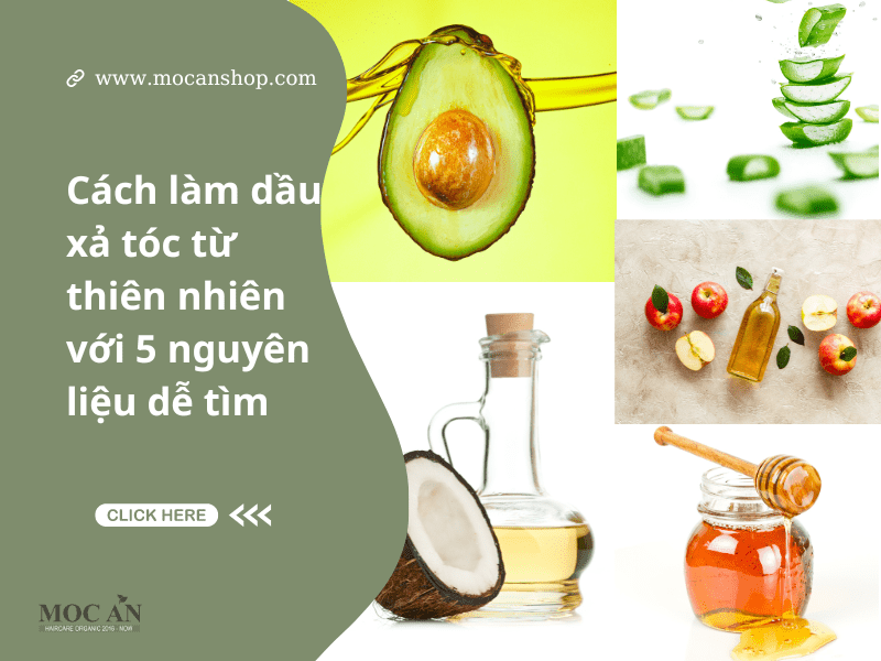 Cách làm dầu xả tóc từ thiên nhiên với 5 nguyên liệu dễ tìm