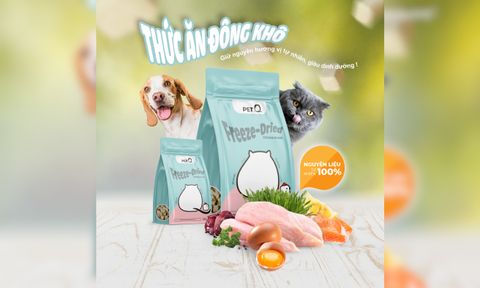 THỨC ĂN ĐÔNG KHÔ PETQ