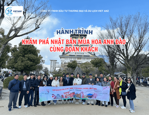 Hành trình Khám phá Nhật bản mùa hoa anh đào cùng đoàn 25 khách