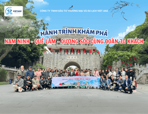 Hành trình khám phá Nam Ninh - Quế Lâm - Dương Sóc cùng đoàn 30 khách