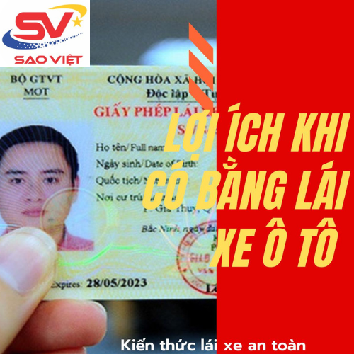Lợi ích khi có bằng lái xe ở Việt Nam