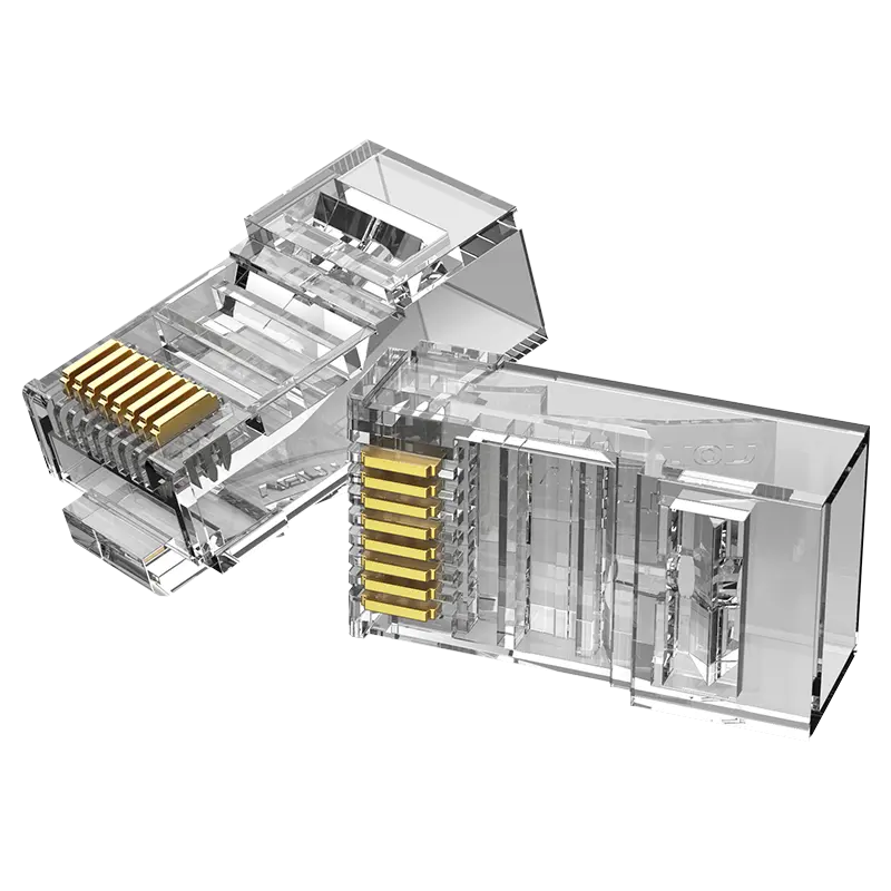 Vention Cat.5E UTP RJ45 Modular Plug Transparent 100 Pack ( IDB-R0-100 ) Vention Cat.5E UTP RJ45 Modular Plug Transparent 100 Pack ( IDB-R0-100 )