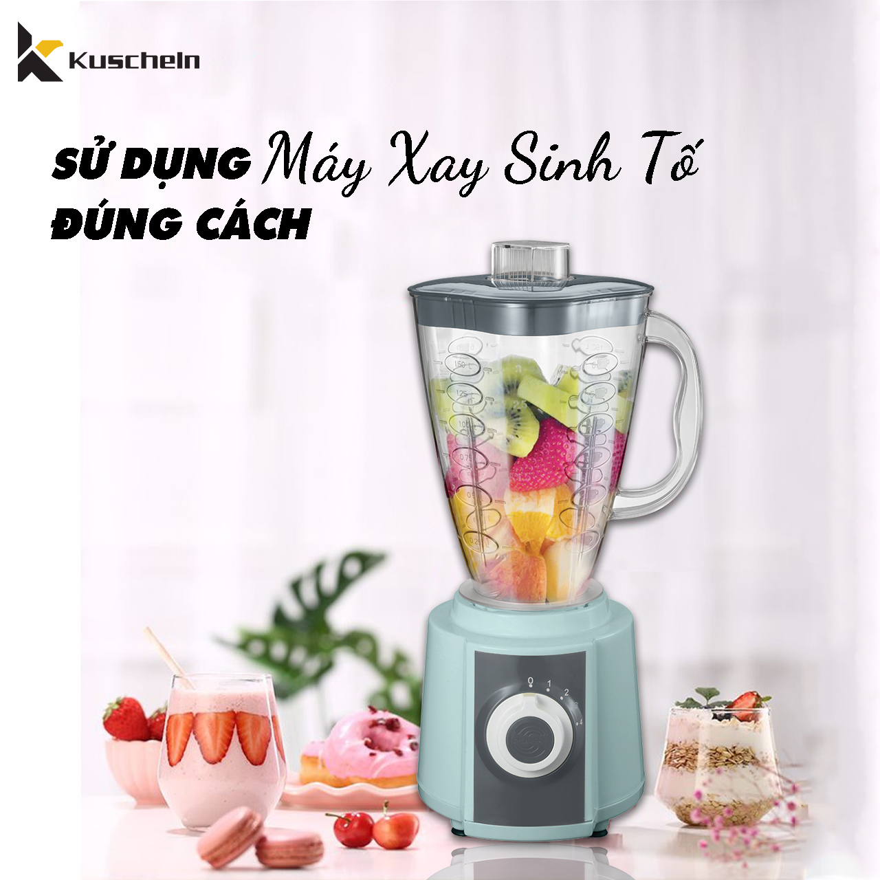 Cần chú ý những điều gì khi sử dụng máy xay sinh tố