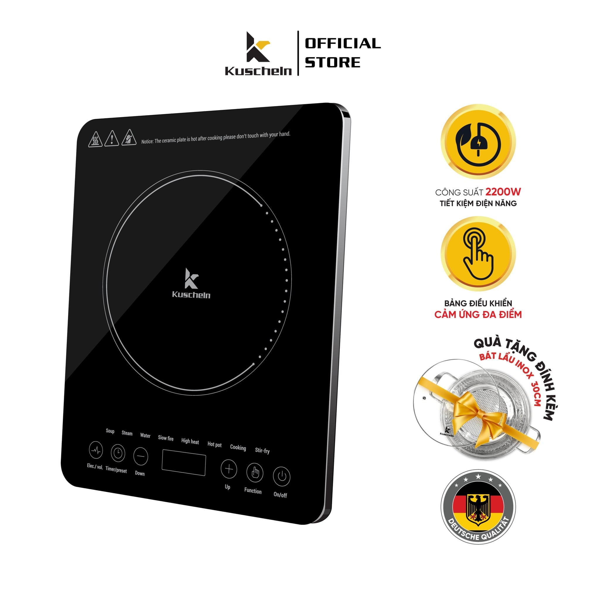 CHUẨN BỊ CHO MỘT TRẢI NGHIỆM NẤU ĂN TUYỆT VỜI VỚI BẾP TỪ KUSCHELN!