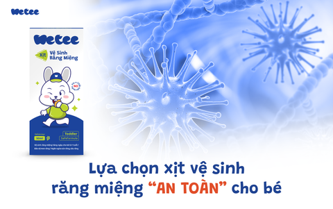 Lựa chọn xịt vệ sinh răng miệng an toàn cho trẻ em