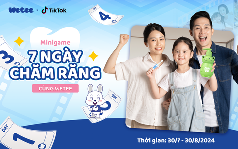[Minigame] Thử thách “7 ngày chăm răng” nhận ngay quà khủng