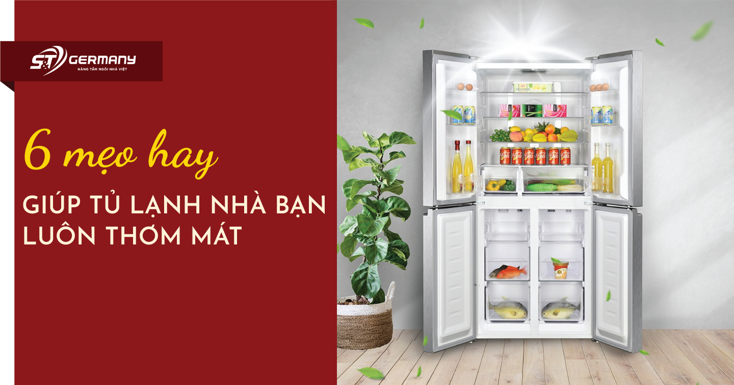 6 mẹo hay giúp tủ lạnh nhà bạn luôn thơm mát