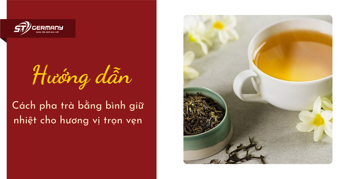 Cách pha trà hoa cúc chuẩn vị, thơm ngát