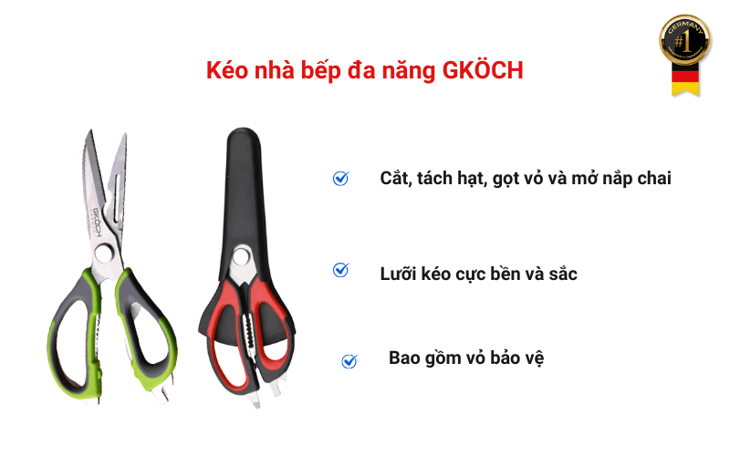 Kéo nhà bếp đa năng GKÖCH