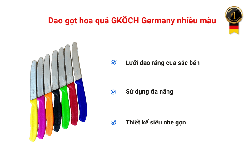 Dao gọt hoa quả GKÖCH Germany