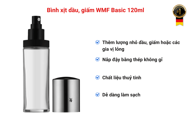 Bình xịt dầu, giấm WMF Basic 120ml