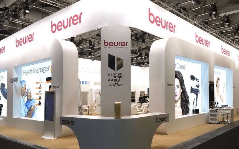 Gương trang điểm đèn Led BEURER BS45 màu xanh