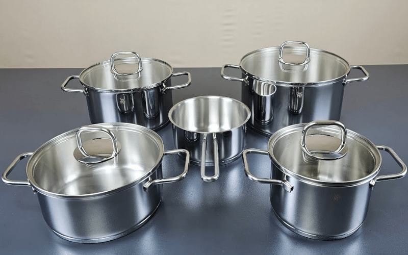 Bộ nồi WMF Inspiration 5 món vung kính, nhiều phân loại