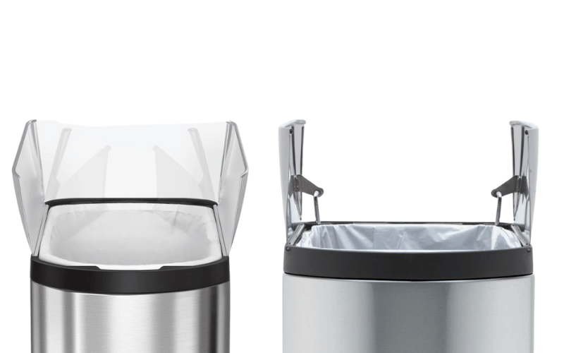 Thùng rác cánh bướm Simplehuman 40L 2 ngăn tái chế