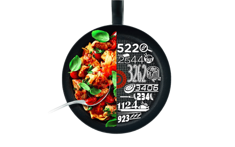 Chảo chống dính sâu lòng TEFAL Chef Titanium 28cm