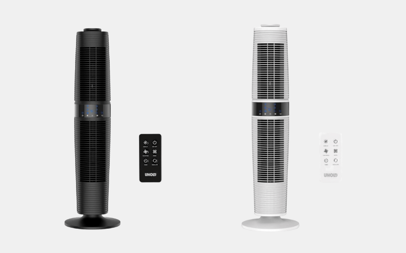 Quạt tháp Unold Super Air Smart Turmventilator 360 màu trắng/đen