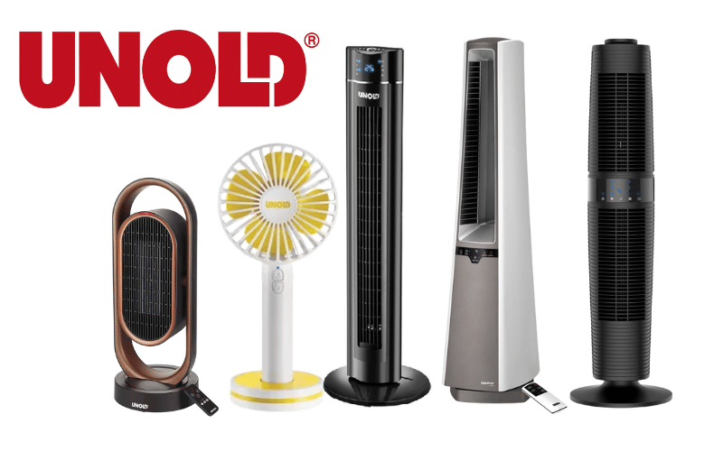Quạt tháp Unold Super Air Smart Turmventilator 360 màu trắng/đen