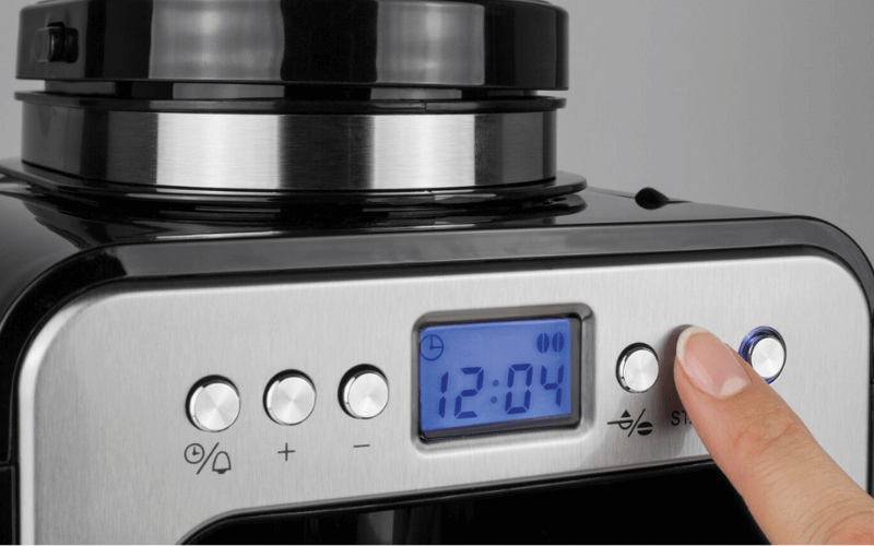 Máy pha cà phê mini kèm xay CASO Coffee Compact Electronic 600W