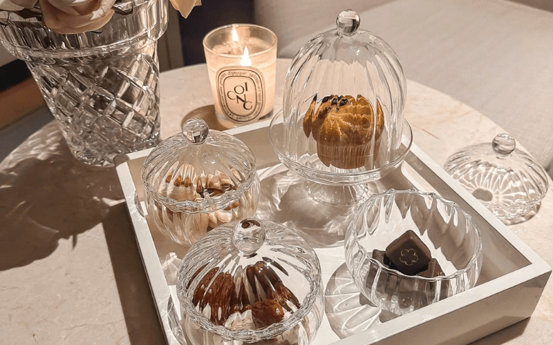 Đĩa chân đế có nắp Sahara 12.5cm IVV 8062.1