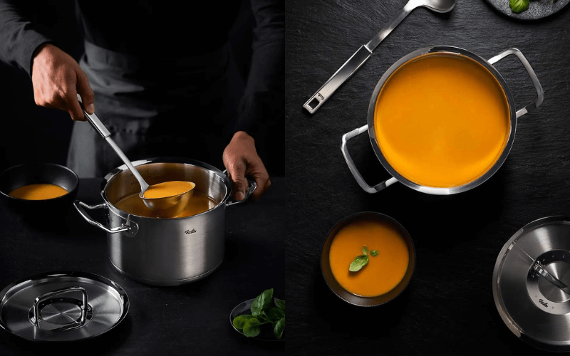 Bộ nồi Fissler Profi set 3 món vung thép made in Germany