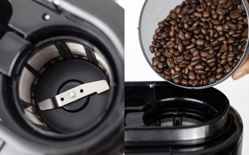 Máy pha cà phê mini kèm xay CASO Coffee Compact Electronic 600W