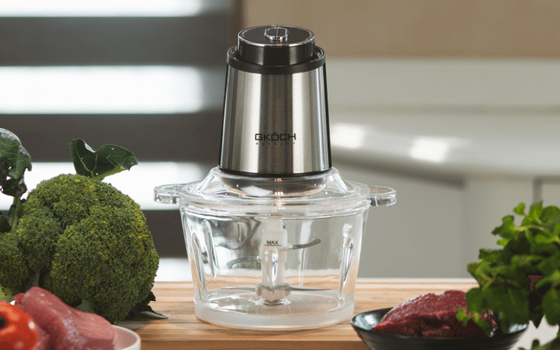 Máy xay thịt Silver GKÖCH 350W màu bạc