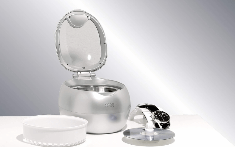 Máy làm sạch đồ trang sức bằng sóng siêu âm CASO 01510 UltraSonic Clean CD/DVD silber 50W 570ml