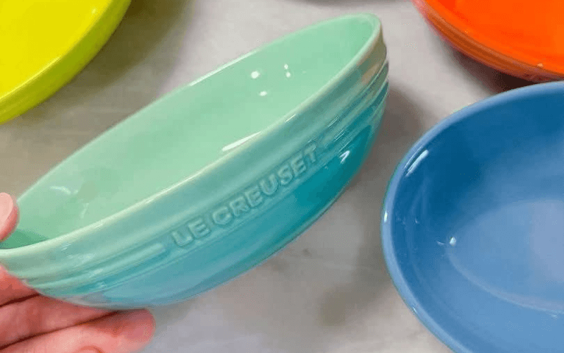 Set 5 đĩa oval cầu vồng Le Creuset 17cm