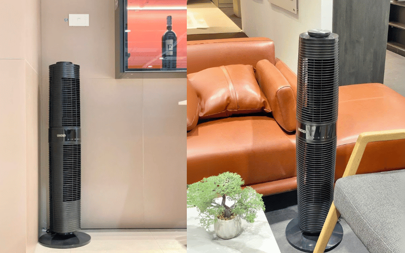 Quạt tháp Unold Super Air Smart Turmventilator 360 màu trắng/đen