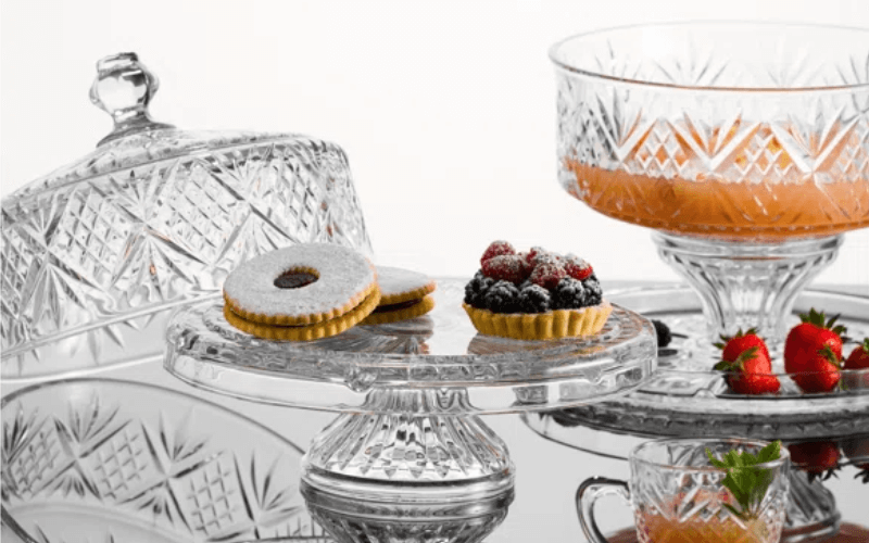 Hộp đựng khăn giấy pha lê Godinger Dublin