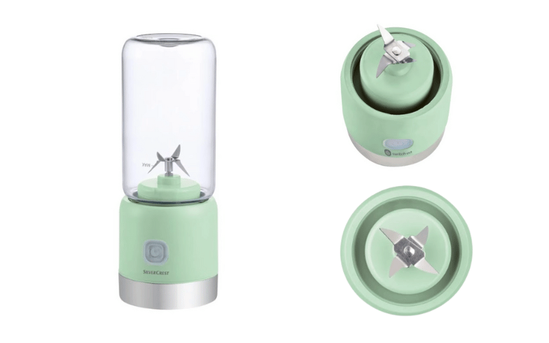 Máy xay sinh tố mini Silvercrest Smoothie màu xanh ngọc