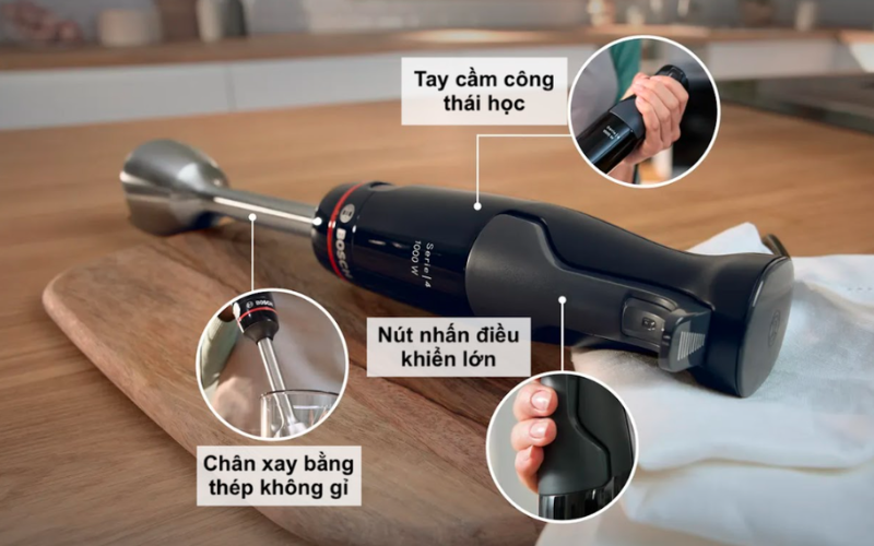 Máy xay cầm tay Bosch Series 4 ErgoMaster 1000 W